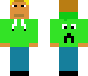 me in minecraft