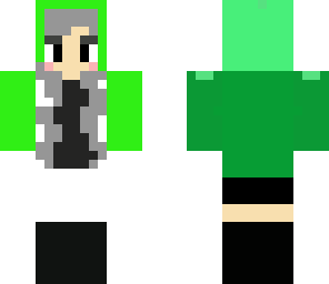 bashful green girl