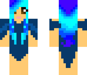 blue girl