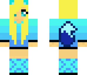 blue wolf girl