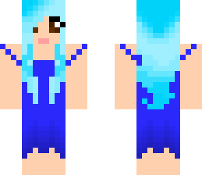 blue girl