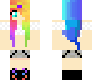 colorful girl