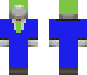 blue suit and helmet slender