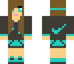 light blue awesome girl