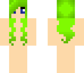 cute green girl base
