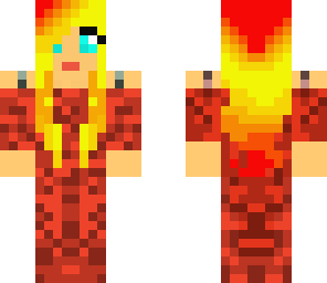 vampire girl or fire princess girl