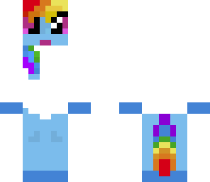 reedited my rainbow dash skin
