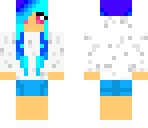 blue hair girl