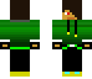 green boy with budder headphones