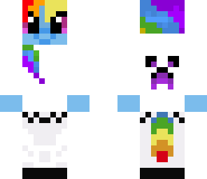 rainbow dash with hoodie