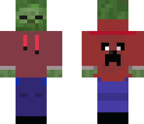 zombie with red hoodie