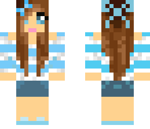 blue girl