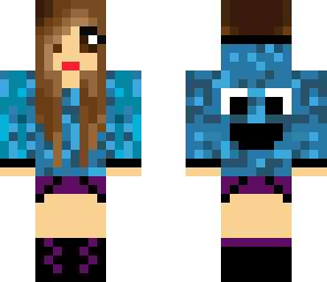 cookie-monster girl