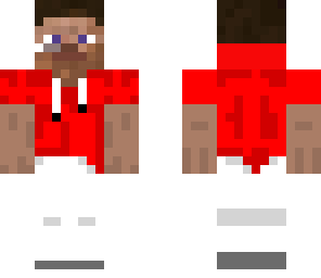 red hoodie steve with headset