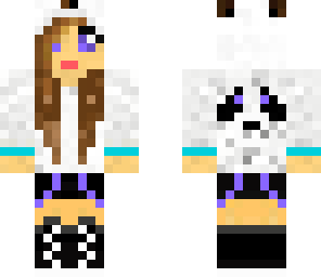 edited panda girl