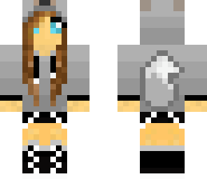 iceblue eyed wolf girl