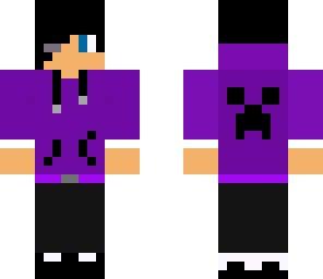 purple hoodie kid