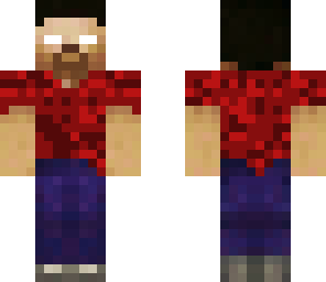 hd red shirt herobrine