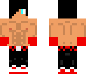 shirtless red