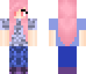 pink hair girl