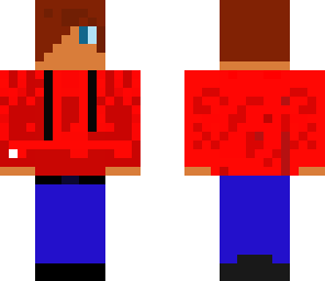 red hoodie