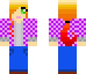 fire hair girl