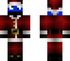 cookie monster wanna be santa claus