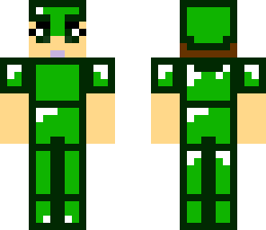 girl in emerald armor