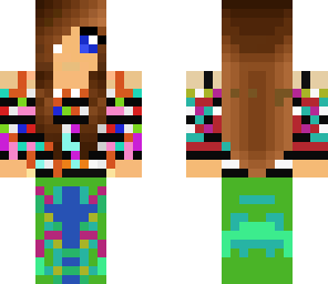 colorful girl
