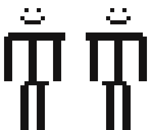 4 faced stick man