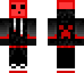 red neon slime with black eyes
