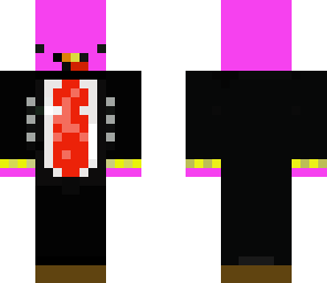 pink guy in a suit