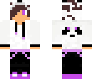 panda boy purple