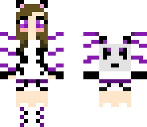 kawaii panda girl