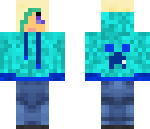 woman with creeper sweater