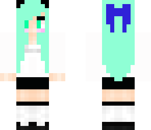 panda girl aqua