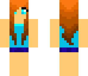 blue girl