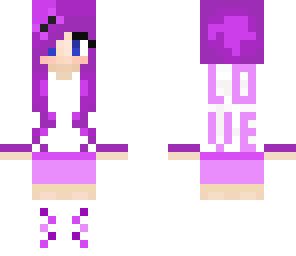 purple love hoodie