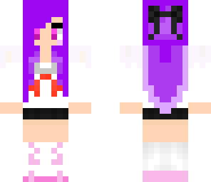 purple anime girl