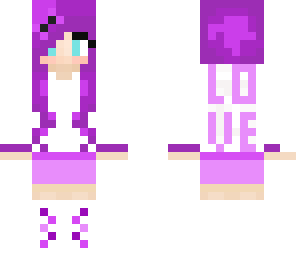 purple love hood