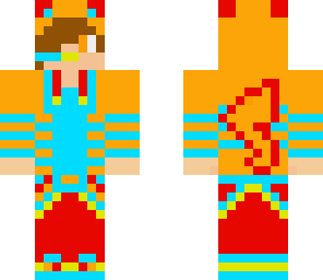 colorful pikachu boy