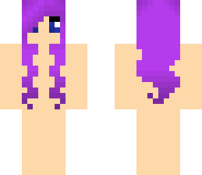 cute purple girl base 2