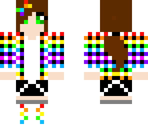 normal rainbow girl