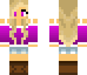 cute purple girl