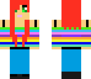 rainbow headphone girl