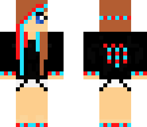 red and blue