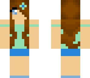 pretty blue girl