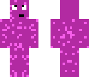 pink and purple person eater x2