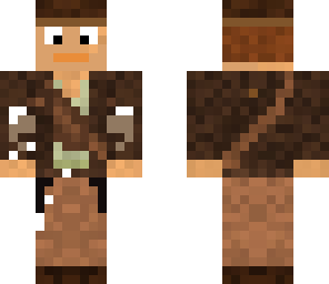 indiana jones with a wip and 2 guns