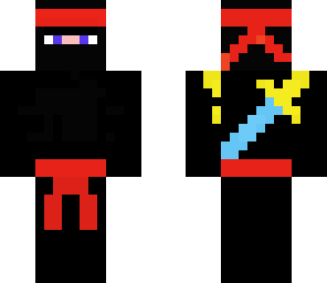 ninja with diamond sword